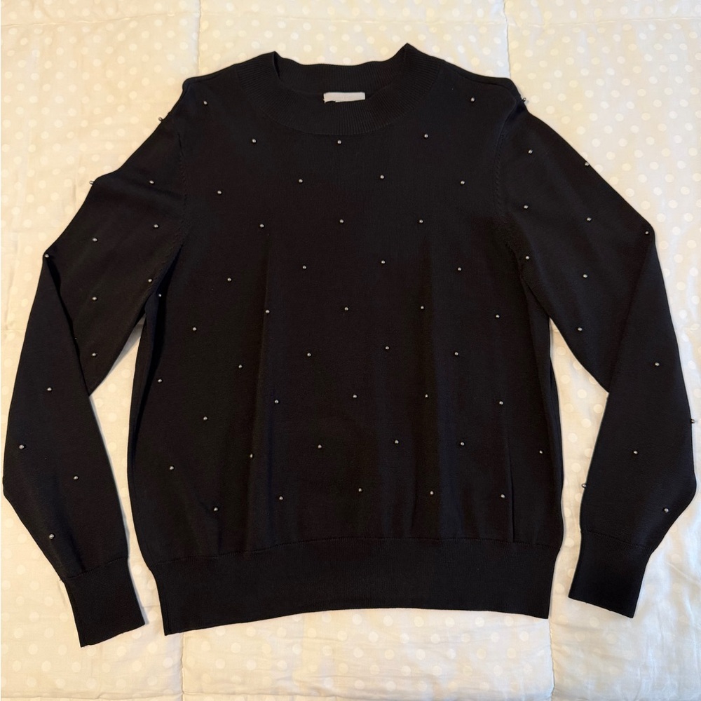 Black Sweater with silver studs